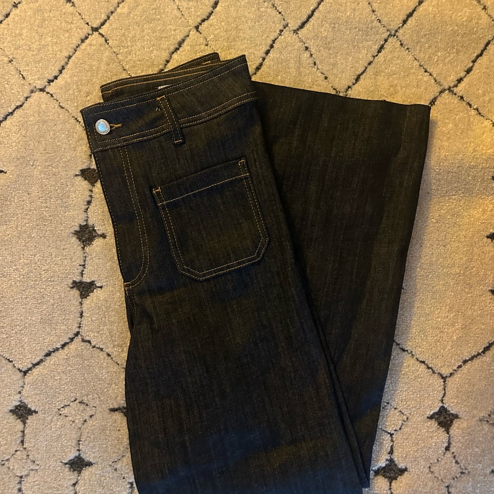 Zara Women's Black Flare Jeans